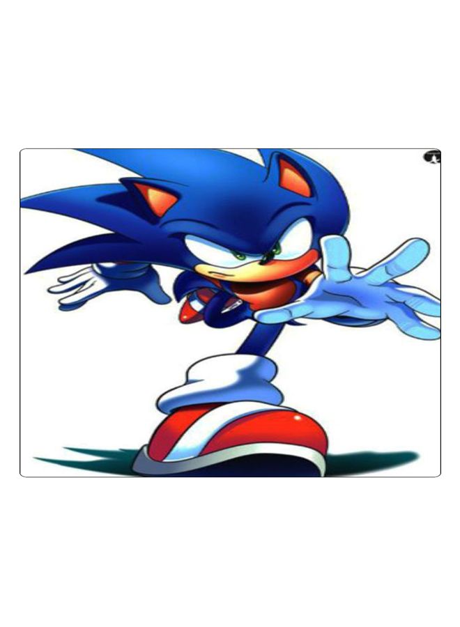 BP Printed Anti-Slip Gaming Mouse Pad Blue/White/Red