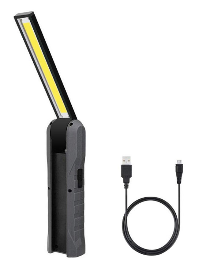 Generic Foldable LED Emergency USB COB Flashlight With USB Cable