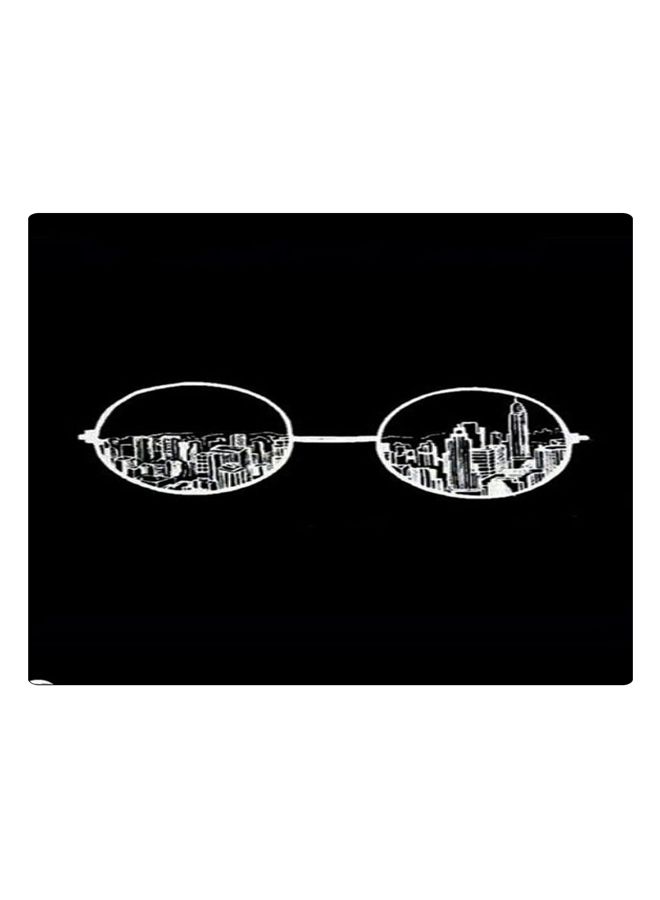 BP Printed Anti-Slip Gaming Mouse Pad Black/White