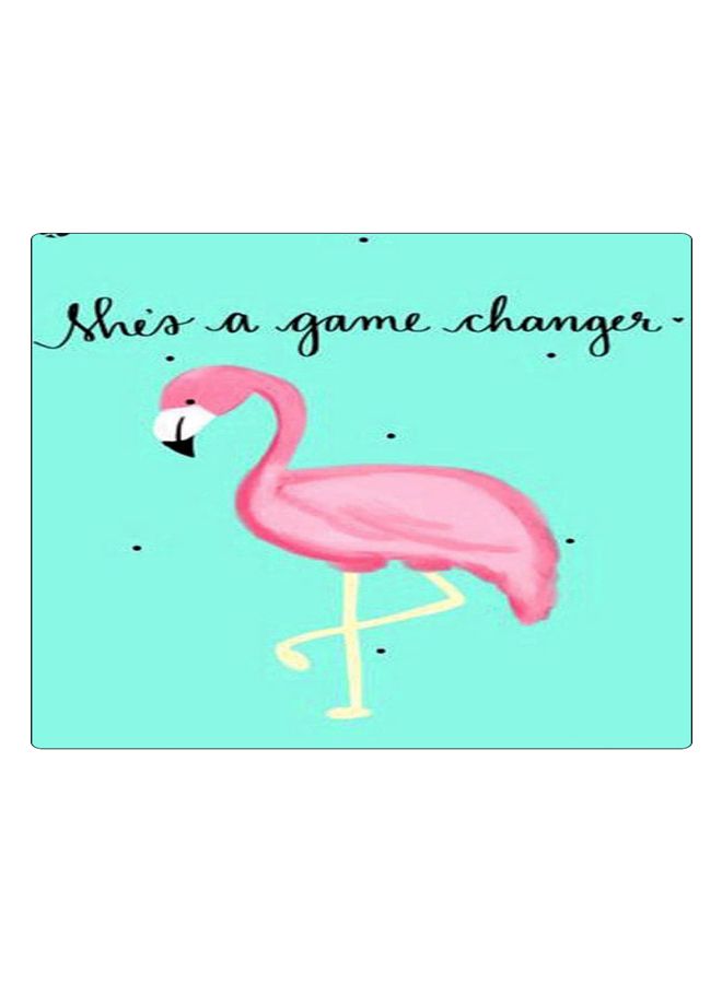 BP Printed Anti-Slip Gaming Mouse Pad Green/Pink/Black
