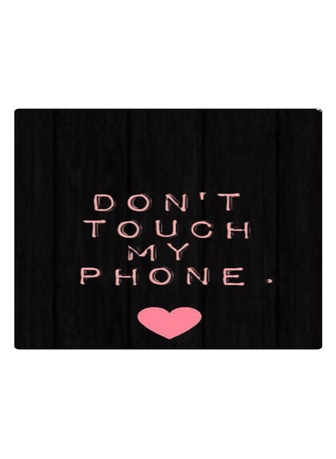 BP Printed Anti-Slip Gaming Mouse Pad Black/Pink