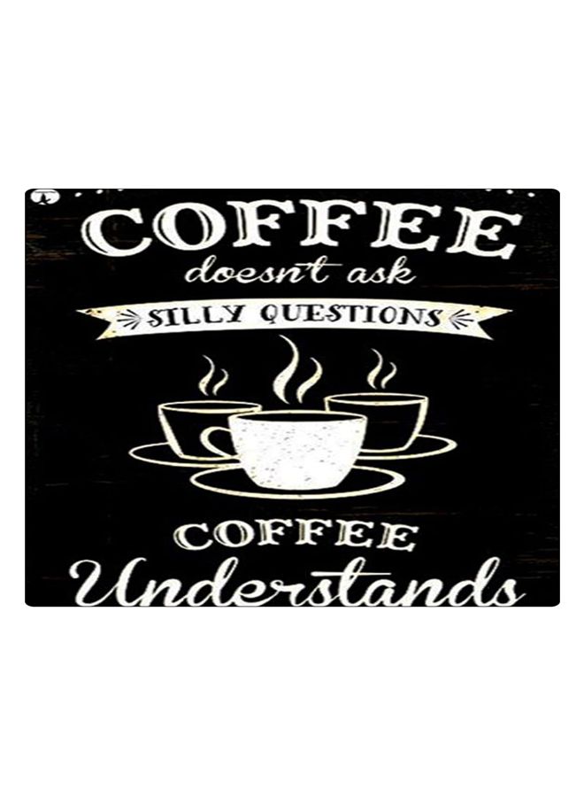 BP Printed Anti-Slip Gaming Mouse Pad Black/White