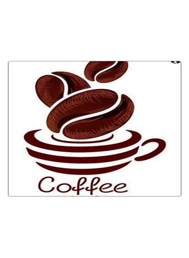 BP Printed Anti-Slip Gaming Mouse Pad Brown/White