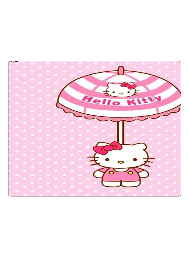BP Printed Anti-Slip Gaming Mouse Pad Pink/White