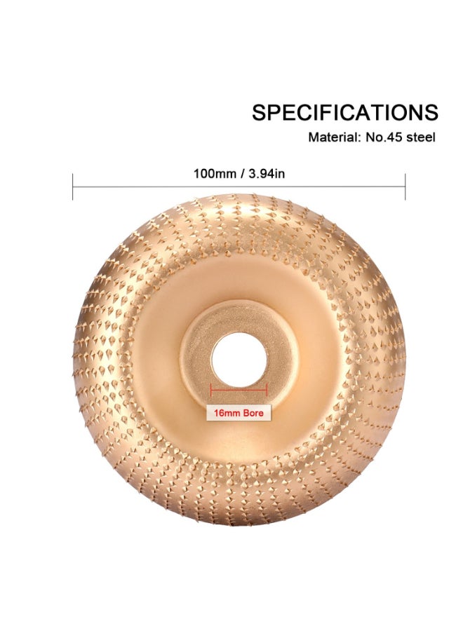 Generic - Carving Rotary Abrasive Disc For Angle Grinder Gold - Image 1