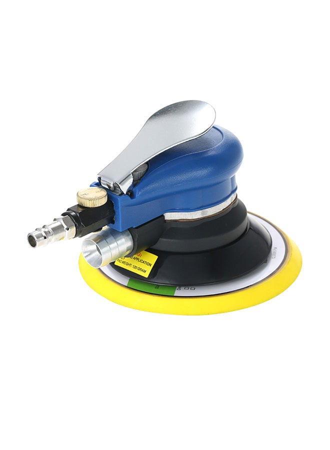Dual Action Pneumatic Air Sander Blue/Black/Yellow/Silver 170 x 150 x 110mm  - Image 1