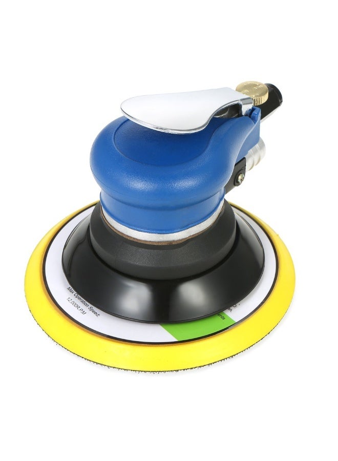 Dual Action Pneumatic Air Sander Blue/Black/Yellow/Silver 170 x 150 x 110mm  - Image 3