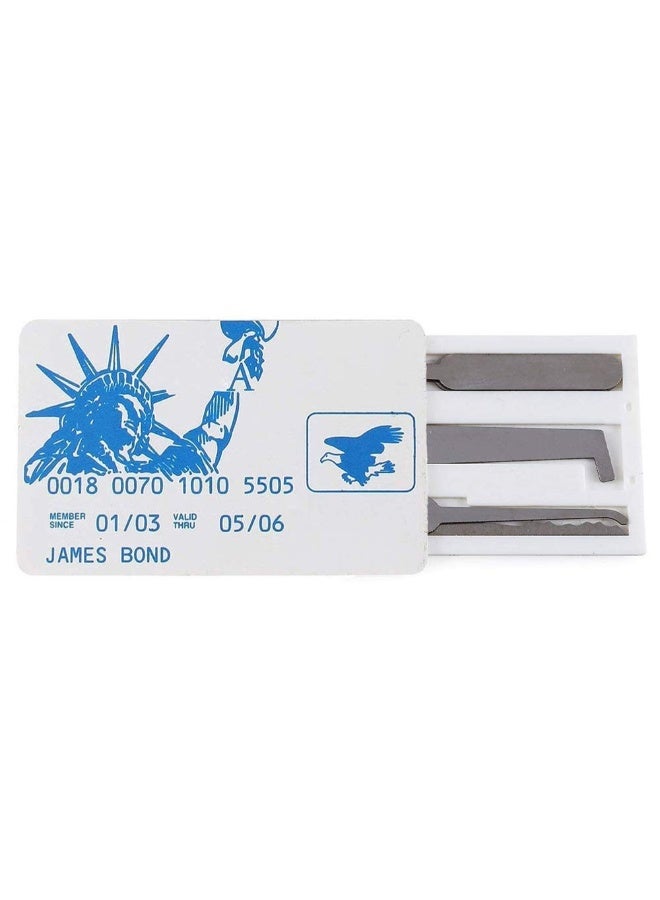 5-Piece Locksmith Padlock Grey 8.7cm - Image 2