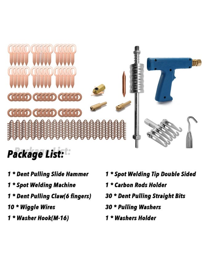 طقم أدوات إصلاح ولحام حلزوني مكون من 77 قطعة ذهبي وردي/ أزرق/ فضي/ بيج 36.5سم - Image 4
