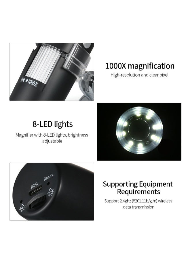 Generic - USB Digital Microscope With Stand Magnifier - Image 1