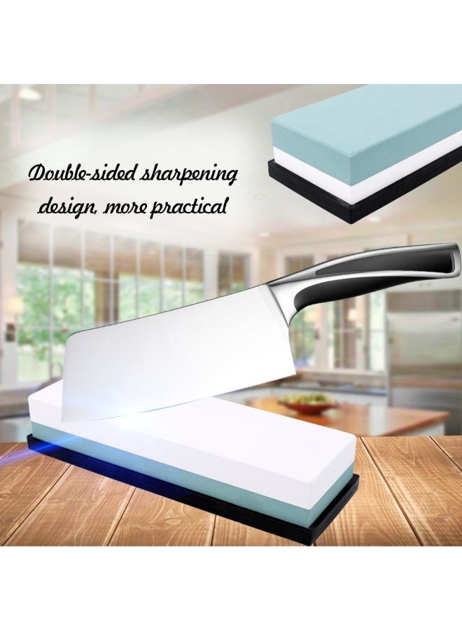 Double-Sided Cutter Sharpener Whetstone Brown/White/Black  - Image 3