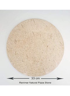 Generic Pizza Natural Stone With Shovel Beige/Grey/Brown 32x16.5 cm  - Image 2