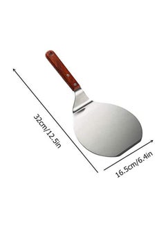 Generic Pizza Natural Stone With Shovel Beige/Grey/Brown 32x16.5 cm  - Image 4