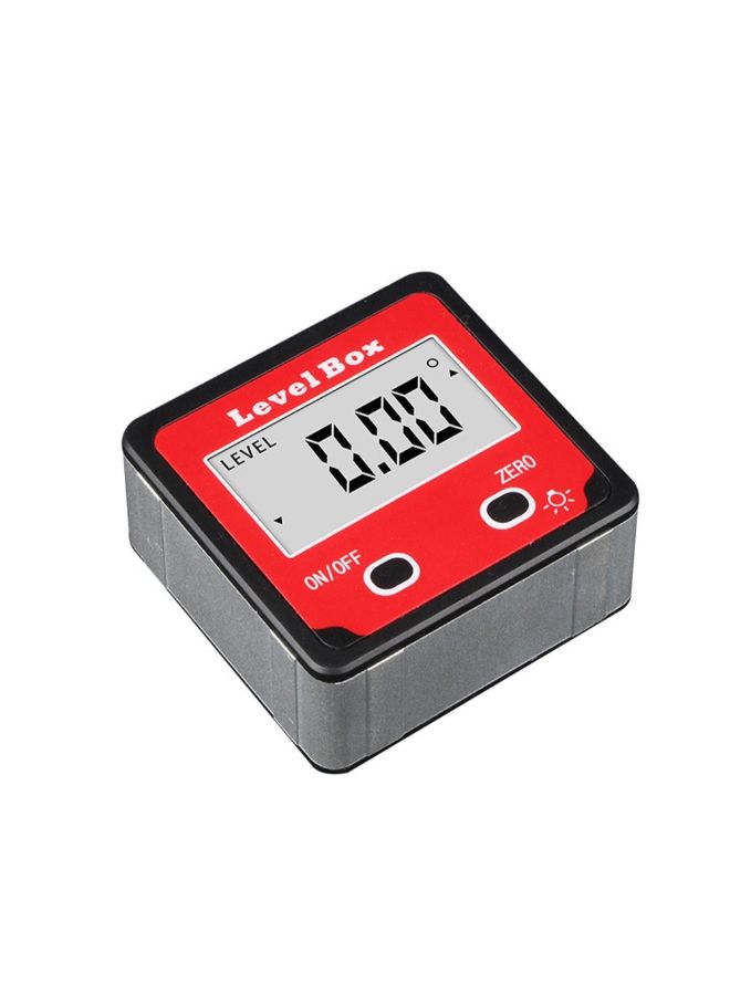 Generic - Digital Magnetic Angle Finder Level Box Red/Black 56 x 25 x 54mm - Image 1