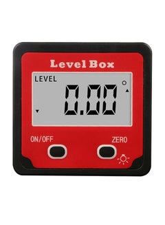 Generic Digital Magnetic Angle Finder Level Box Red/Black 56 x 25 x 54mm  - Image 1