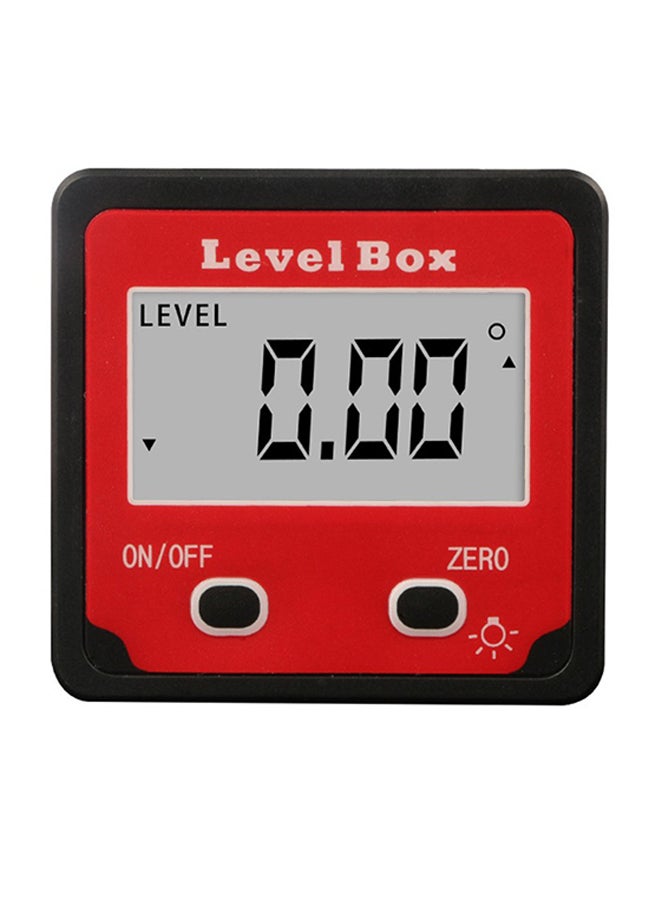 Generic - Digital Magnetic Angle Finder Level Box Red/Black 56 x 25 x 54mm - Image 1