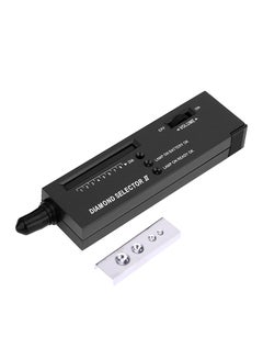 Professional High Accuracy Diamond Tester With LED Indicator And Testing Platform Black/Silver 162 x 42 x 22mm