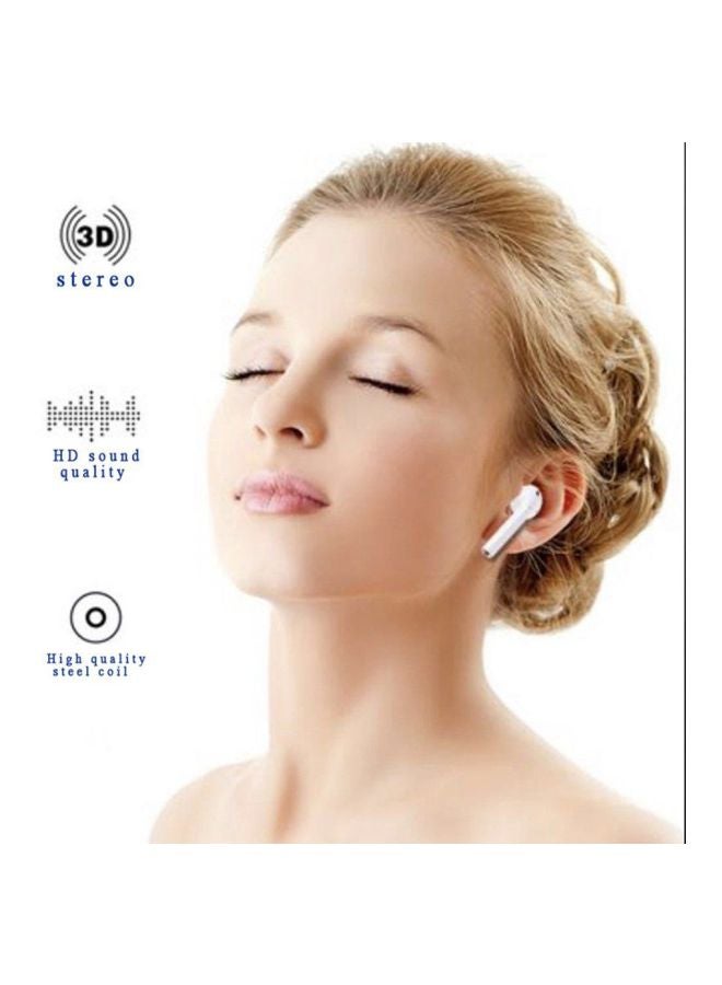 Generic - i12 TWS Wireless In-Ear Headphones With Charging Box White - Image 1