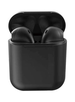 i12 TWS Wireless In-Ear Earphones With Charging Box Black