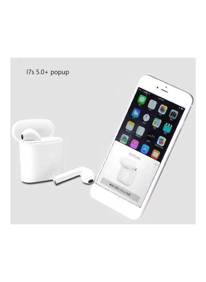 Generic - i7s TWS Wireless In-Ear Headphones With Charging Box White - Image 1