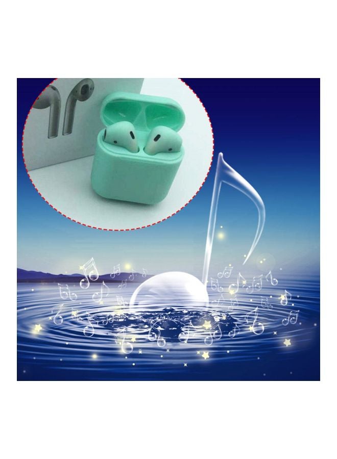 Generic - i12 Wireless In-Ear Headphones With Charging Box Green - Image 1