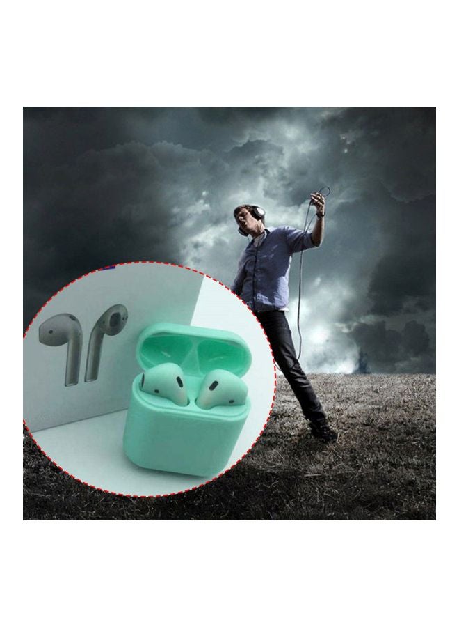 Generic - i12 Wireless In-Ear Headphones With Charging Box Green - Image 1