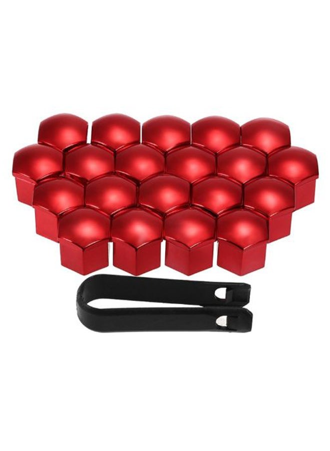 Generic 20-Piece Universal Wheel Nut Cap Set With Protector  - Image 1