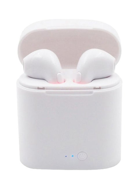 i12 TWS In-Ear Bluetooth Earbuds With Charging Case White
