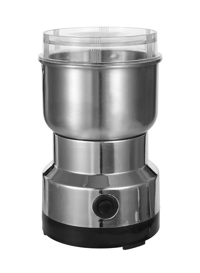 Stainless Steel Coffee Grinder Silver/Black 175 x 105mm - Image 1