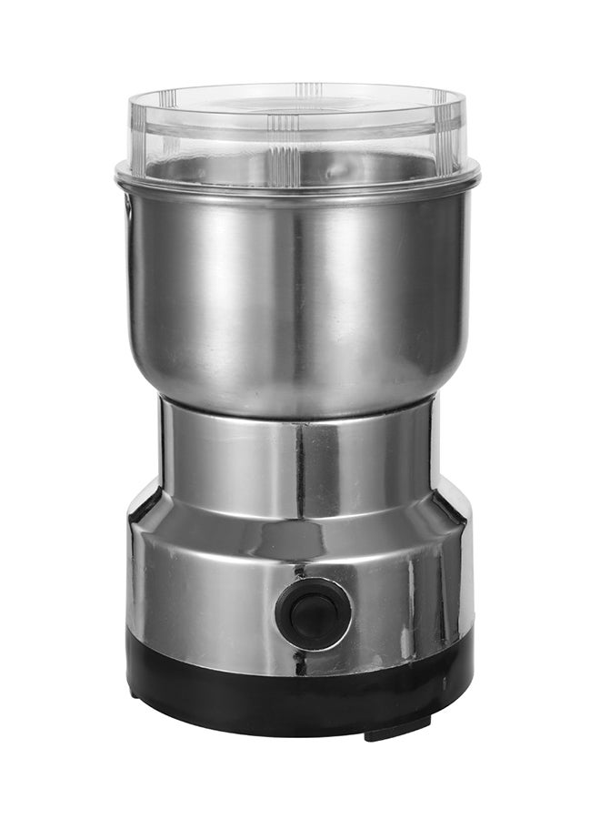 Stainless Steel Coffee Grinder Silver/Black - Image 1