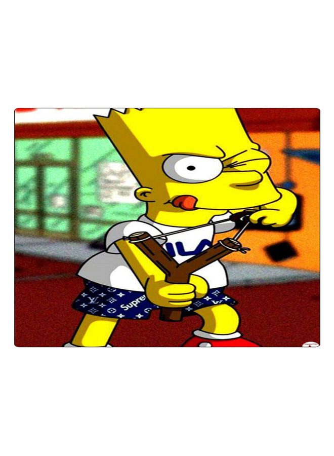 BP Printed Anti-Slip Gaming Mouse Pad Multicolour - Image 1