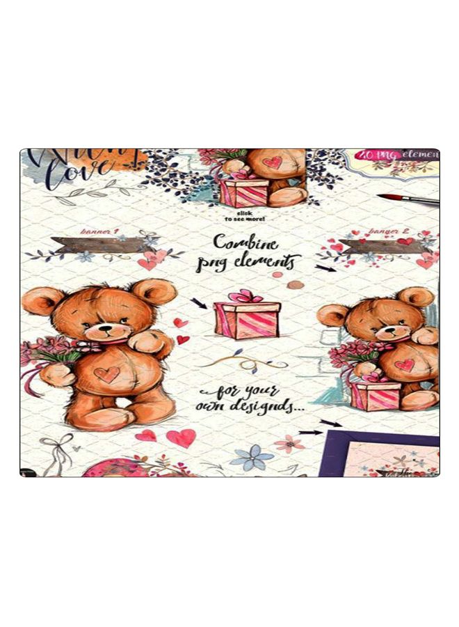 BP Printed Anti-Slip Gaming Mouse Pad Multicolour - Image 1