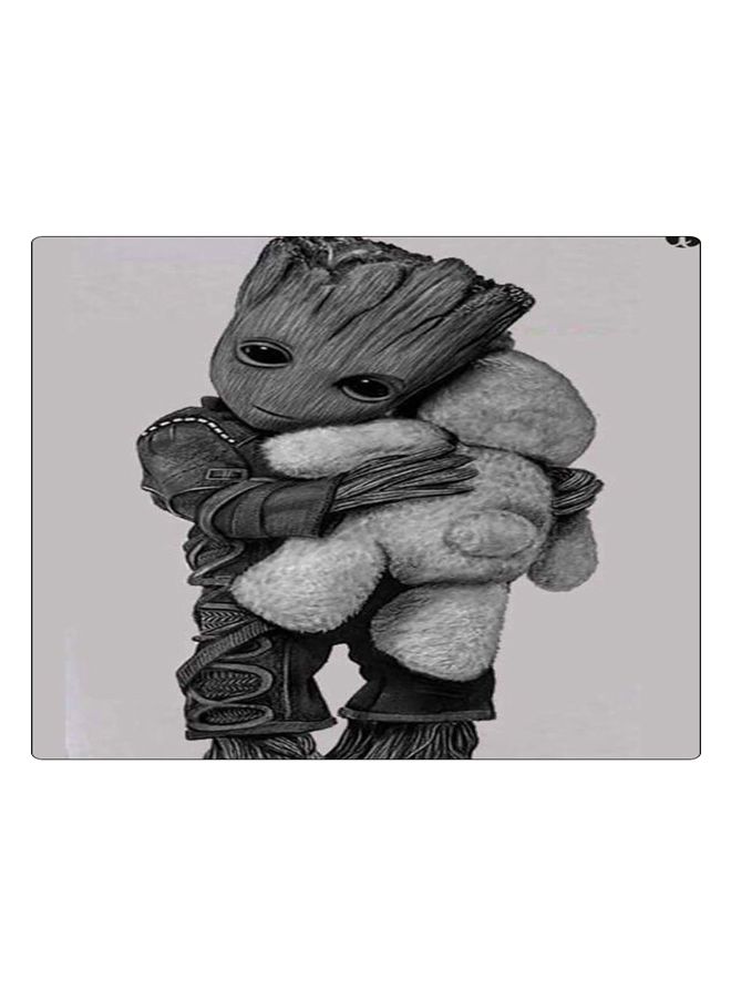 BP Printed Anti-Slip Gaming Mouse Pad Grey - Image 1