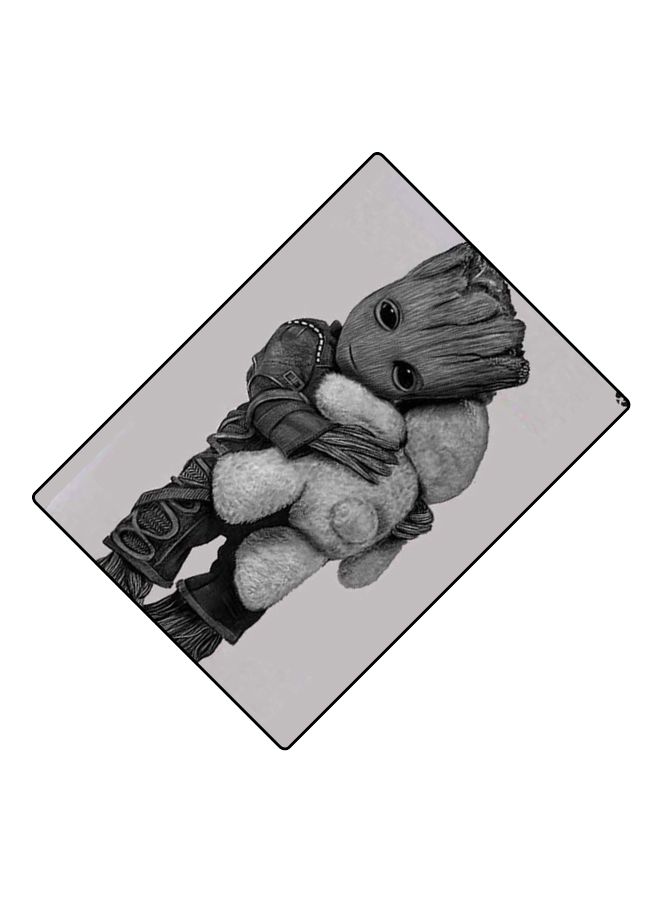 BP Printed Anti-Slip Gaming Mouse Pad Grey - Image 2