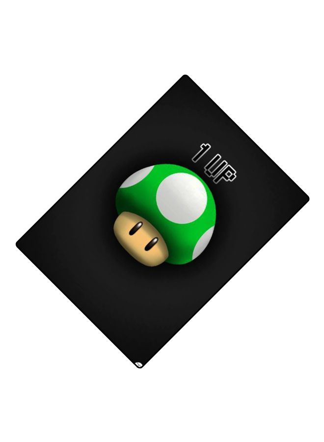 BP Printed Anti-Slip Gaming Mouse Pad Black/Green/White - Image 2