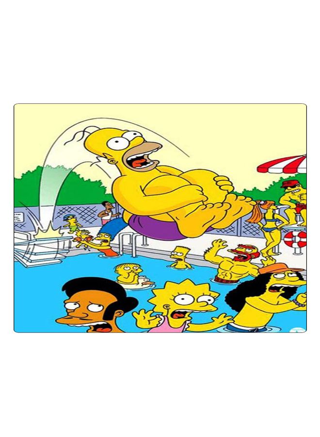 بي بي لوحة ماوس ألعاب بتصميم مضادة للانزلاق وبنمط مطبوع متعدد الألوان - Image 1