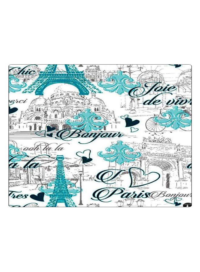 BP Printed Anti-Slip Gaming Mouse Pad Grey/White/Blue - Image 1