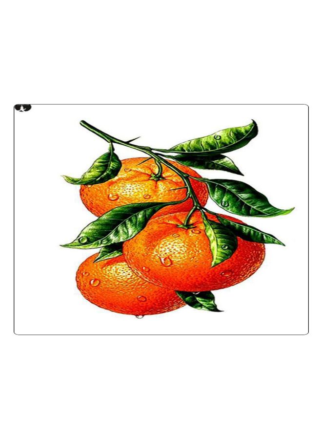 BP Printed Anti-Slip Gaming Mouse Pad Orange/Green/White - Image 1