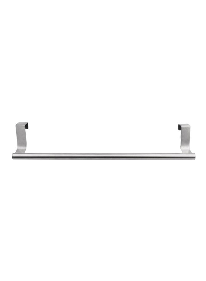 Wall Mounted Stainless Steel Bathroom Towel Rack Silver 36x7.5cm - Image 1