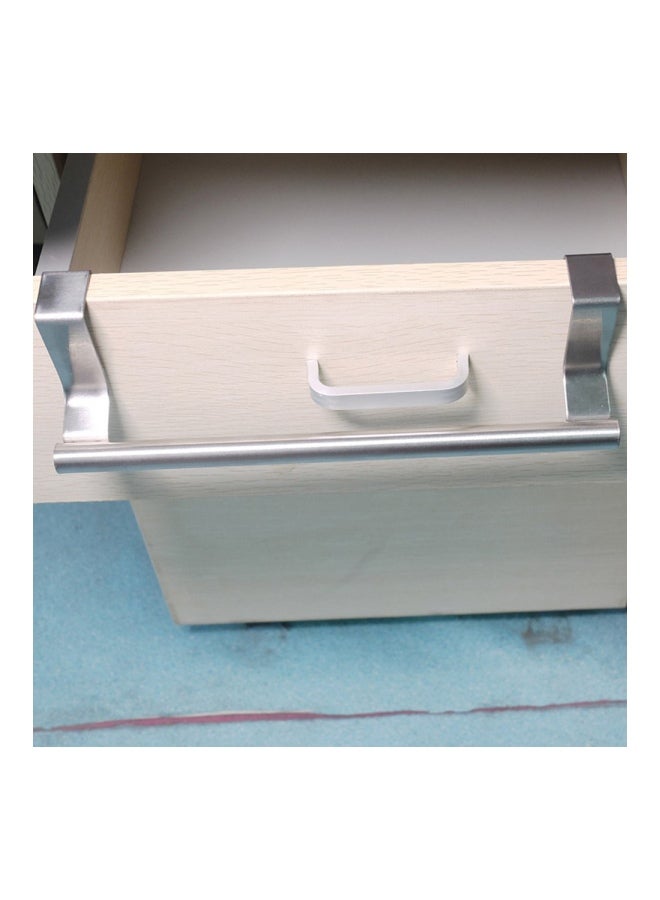 Wall Mounted Stainless Steel Bathroom Towel Rack Silver 36x7.5cm - Image 3