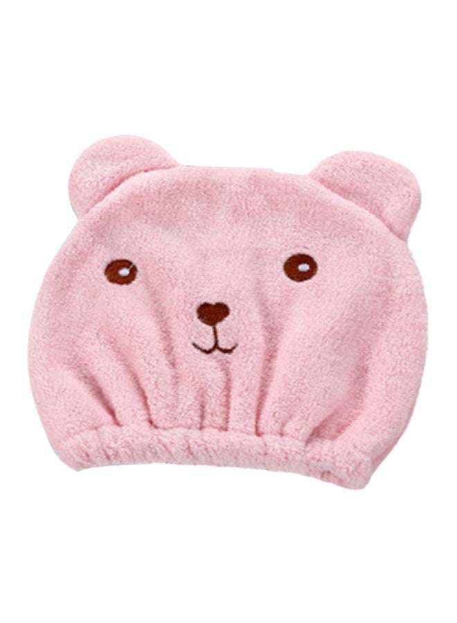 Animal Cartoon Designed Shower Cap Pink