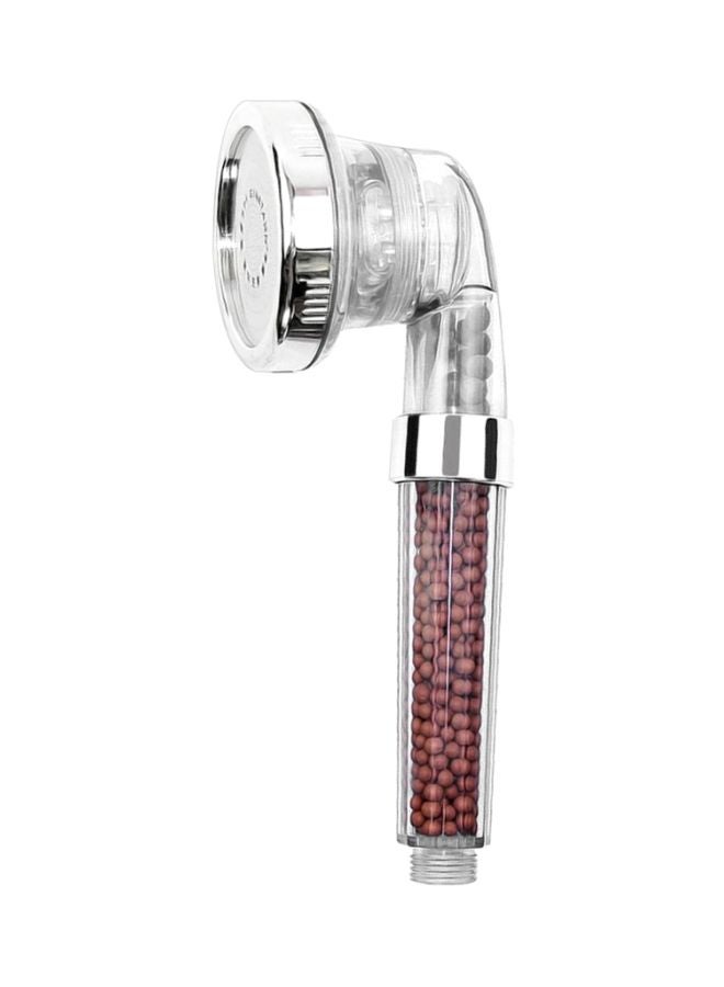 Handheld Shower Head Transparent/Brown 22cm  - Image 1