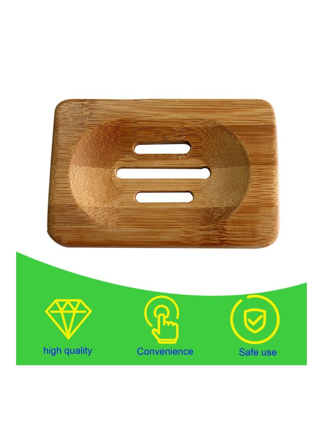 Wooden Soap Holder Brown 11.6x8x1.3mm - Image 3