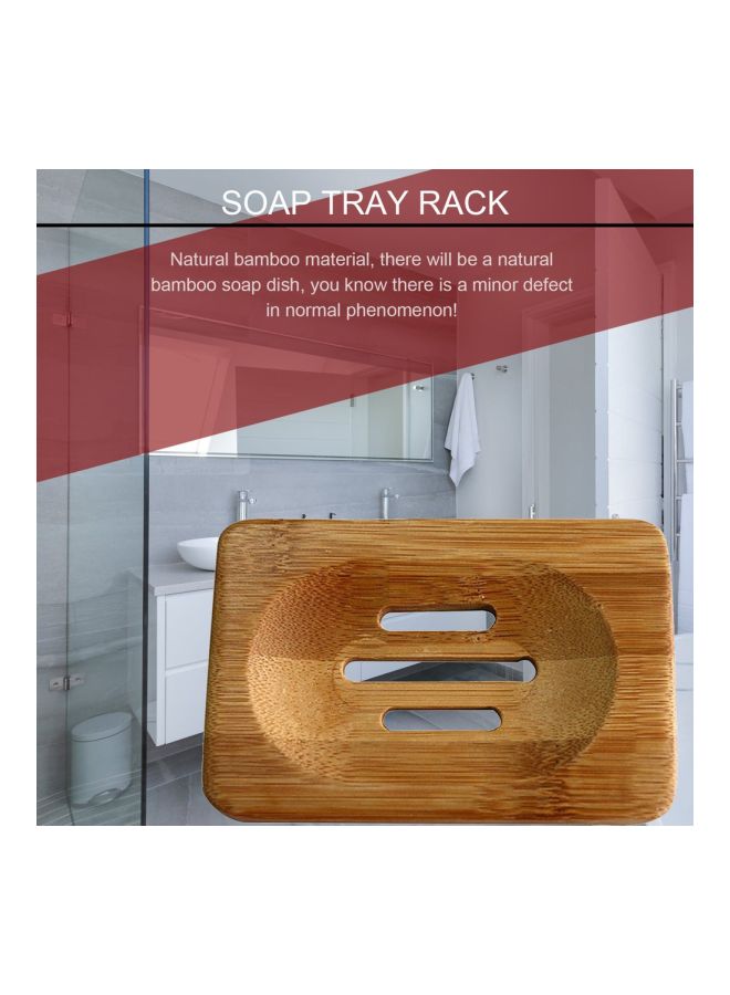 Wooden Soap Holder Brown 11.6x8x1.3mm - Image 4