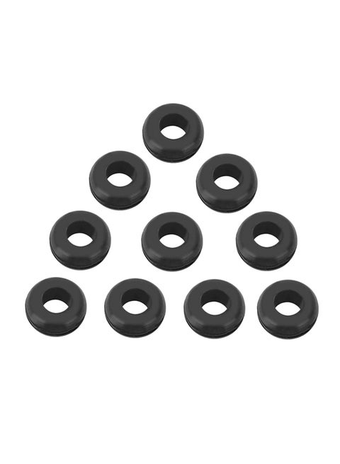 10-Piece O Ring Sealing Washer Grommet For Wine Fermenter Lid Black 2centimeter