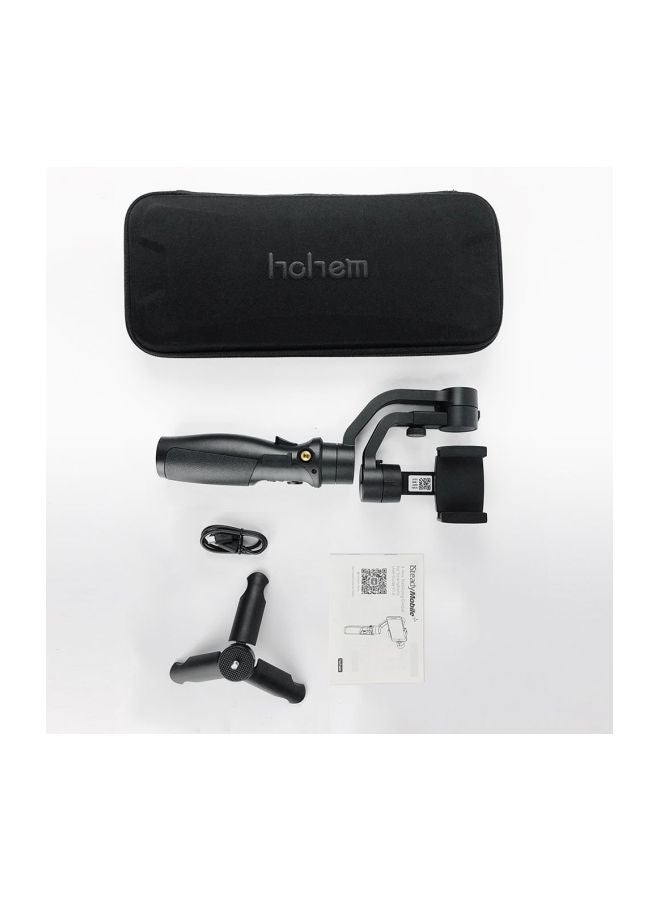 hohem - iSteady Mobile Plus 3-Axis Handheld Gimbal Stabilizer Black - Image 1