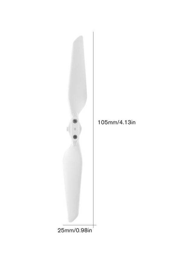 4-Piece Propellers For Fc X8Se Rc Quadcopter Set White  - Image 2