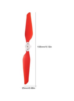 Generic 4-Piece Propellers For Fc X8Se Rc Quadcopter Set Red  - Image 3