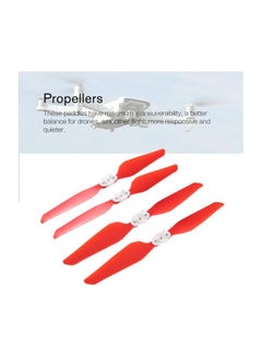Generic 4-Piece Propellers For Fc X8Se Rc Quadcopter Set Red  - Image 5