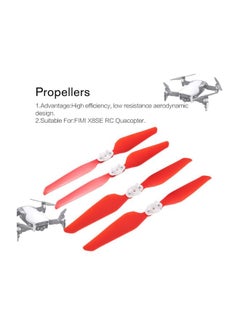 Generic 4-Piece Propellers For Fc X8Se Rc Quadcopter Set Red  - Image 4